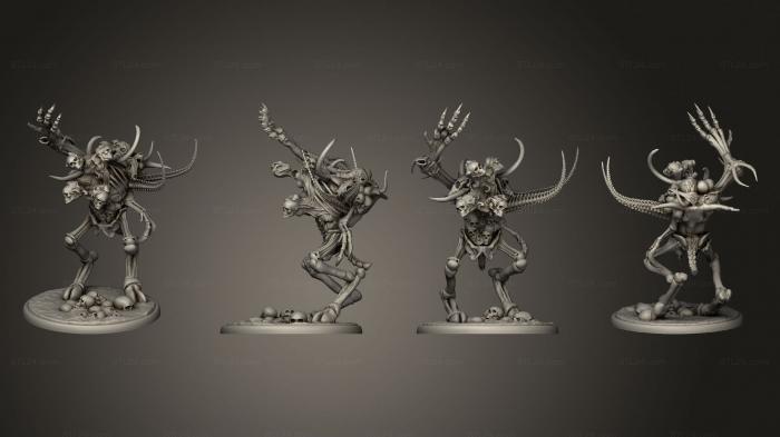 Military figurines (Bone Golem Magic Large, STKW_3586) 3D models for cnc