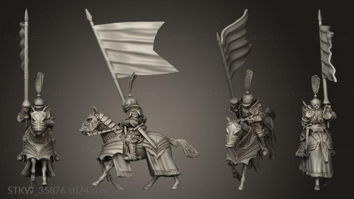 Caballeria Pesada Human Heavy Cavalry Banner Small