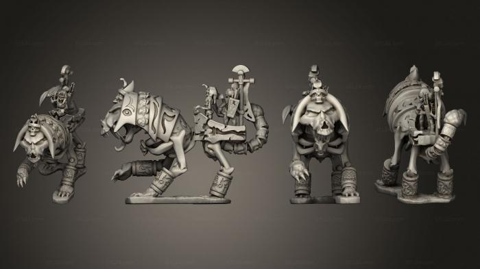 Military figurines (Bone Sphynx battle sphynx ep bonesphynx crew, STKW_3591) 3D models for cnc