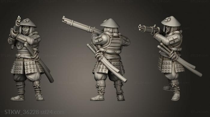 Japanese Ashigaru Musketmen Ashigaru