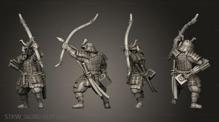 Japanese Samurai bowman