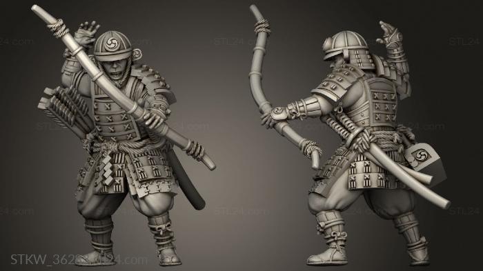 Japanese Samurai bowman