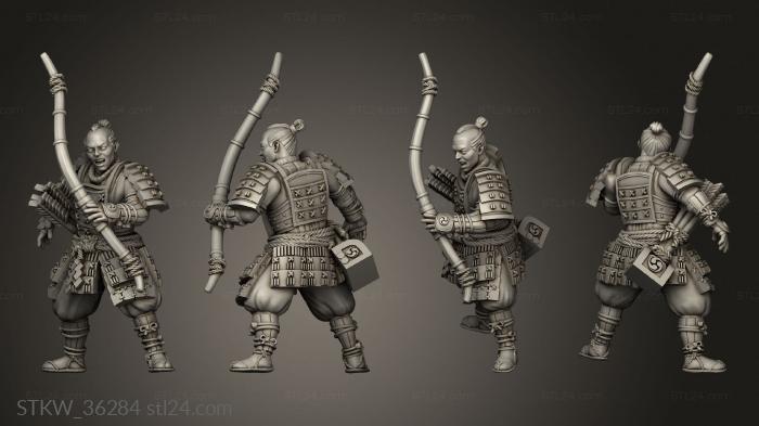 Japanese Samurai bowman