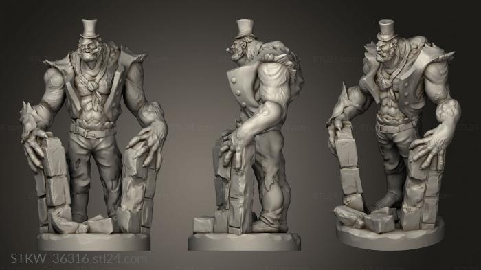 Military figurines (jekyll hyde, STKW_36316) 3D models for cnc