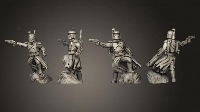 Military figurines (Bounty Hunting Hermit 02, STKW_3637) 3D models for cnc