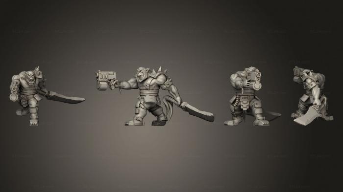 Military figurines (BRAWLA BOYS 2, STKW_3655) 3D models for cnc