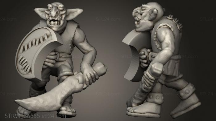 Military figurines (Apocalypse Crew Gobbo, STKW_36555) 3D models for cnc