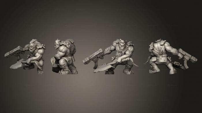 Military figurines (BRAWLA BOYS 6, STKW_3659) 3D models for cnc