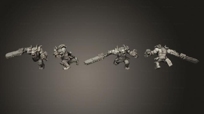 Military figurines (BRAWLA BOYS BOSS BIG CHOPPA 001, STKW_3660) 3D models for cnc