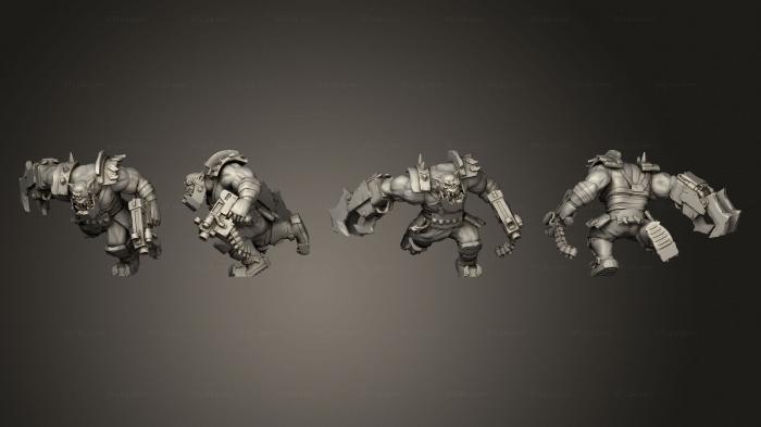 Military figurines (BRAWLA BOYS BOSS BIG CHOPPA 002, STKW_3661) 3D models for cnc