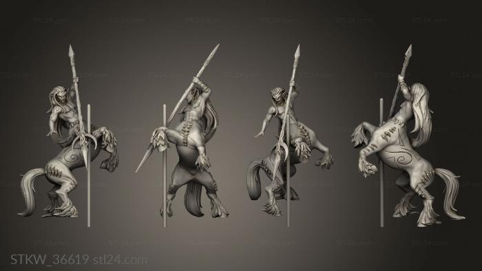 Military figurines (Kantar Centaur Centaurs, STKW_36619) 3D models for cnc