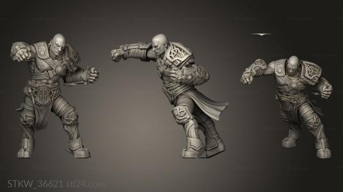 Military figurines (Kargath Goliath, STKW_36621) 3D models for cnc