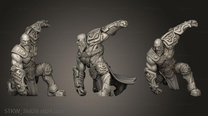 Military figurines (Kargath Goliath, STKW_36626) 3D models for cnc