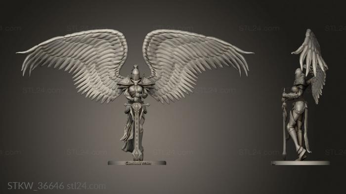 Military figurines (Kayle the Judicator, STKW_36646) 3D models for cnc