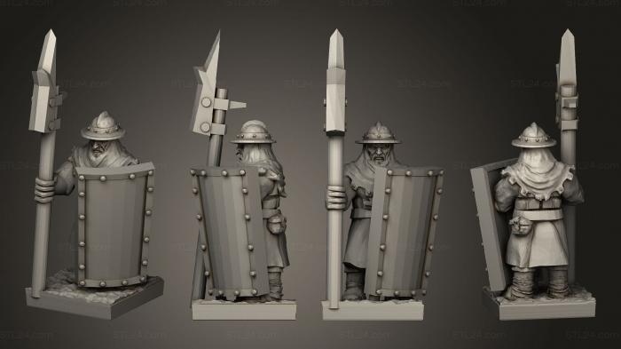 Military figurines (Bretonnia Ma A Individuals 5, STKW_3669) 3D models for cnc