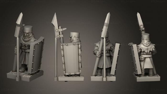 Military figurines (Bretonnia Ma A Individuals 11, STKW_3675) 3D models for cnc