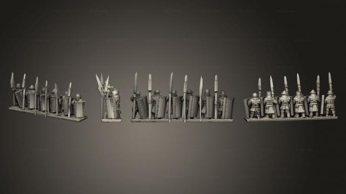 Military figurines (Bretonnia Ma A Strip 3, STKW_3686) 3D models for cnc