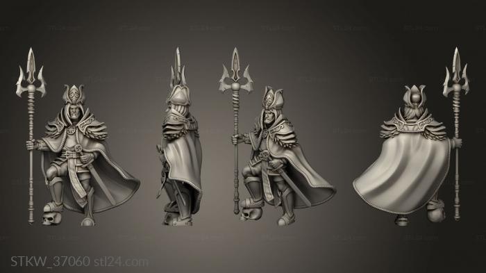 Military figurines (Human King, STKW_37060) 3D models for cnc