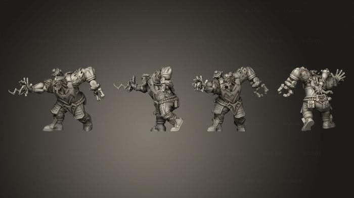 Military figurines (Brok Sparks B, STKW_3719) 3D models for cnc
