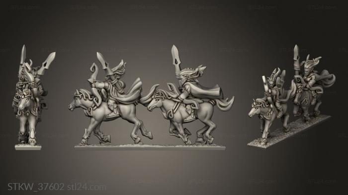 light cavalry riders