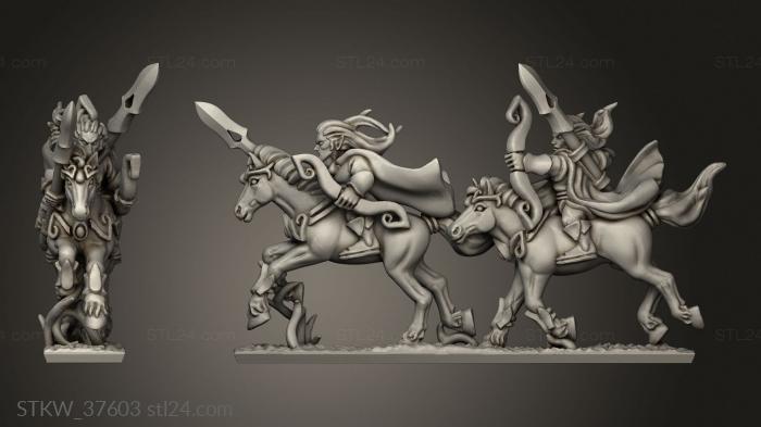 light cavalry riders