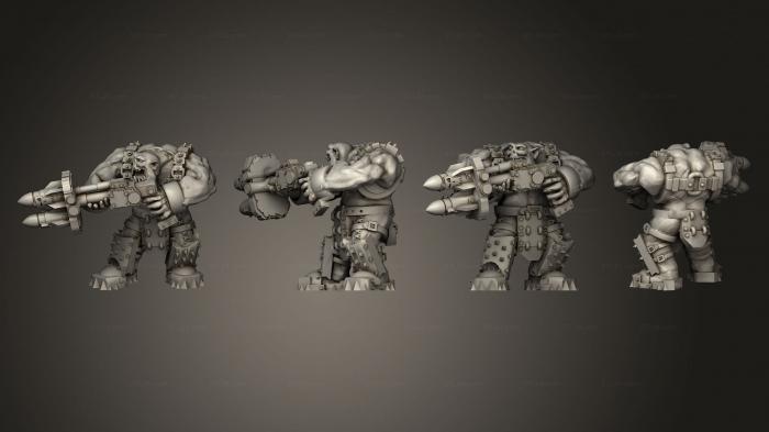 Military figurines (Broozer Tank Huntas G 1, STKW_3767) 3D models for cnc