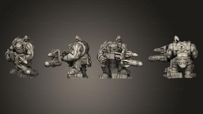Military figurines (Broozer Tank Huntas G 3, STKW_3769) 3D models for cnc