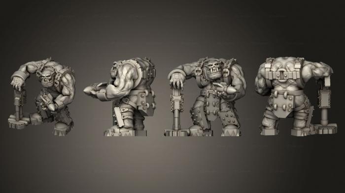 Military figurines (Broozer Tank Huntas G 4, STKW_3770) 3D models for cnc