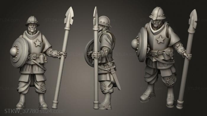 Military figurines (Lord Ghost Watchman, STKW_37780) 3D models for cnc