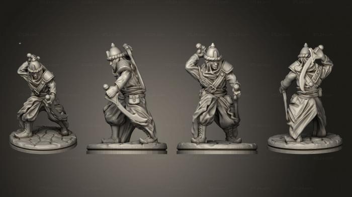Military figurines (Brute Based 003, STKW_3785) 3D models for cnc