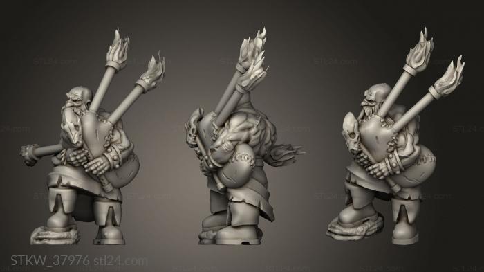 Starter chest Dwarf Bard Bagpipes with