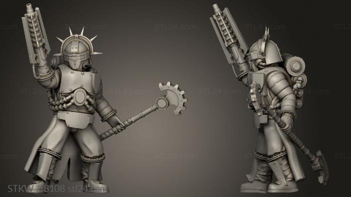 Military figurines (Dark Adepts Adept, STKW_38108) 3D models for cnc