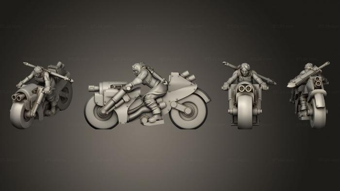 Military figurines (BS Biker Fanatics 1, STKW_3821) 3D models for cnc