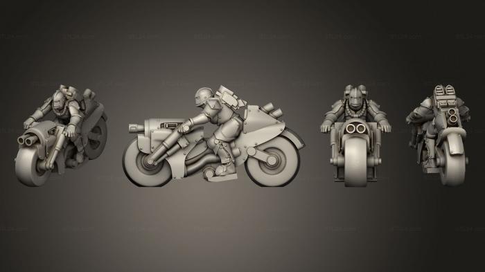 Military figurines (BS Biker Sisters 1, STKW_3824) 3D models for cnc