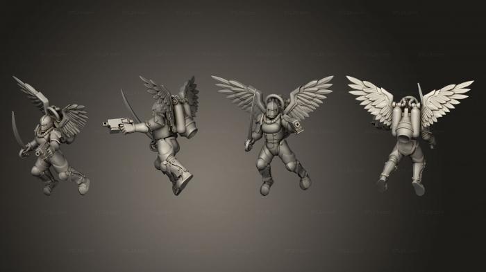 Military figurines (BS Jetpacks 2 Sword, STKW_3836) 3D models for cnc
