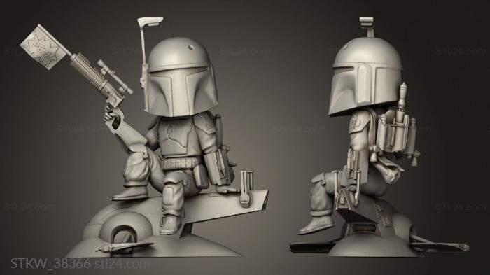 Mandalorian Chibi BACK