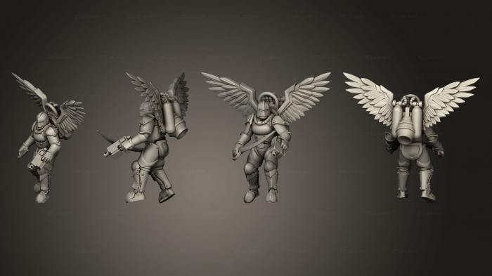 Military figurines (BS Jetpacks 5 Sword, STKW_3842) 3D models for cnc