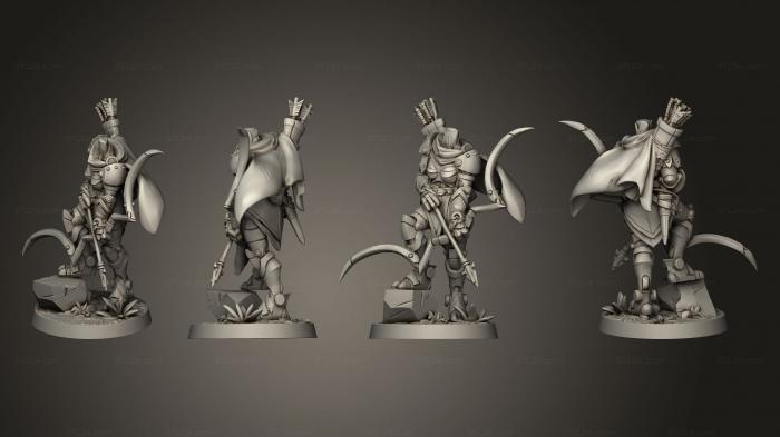 Military figurines (BTB Warfarget Ranger 03, STKW_3860) 3D models for cnc