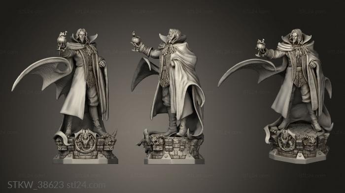 Military figurines (Caevania Dracula, STKW_38623) 3D models for cnc