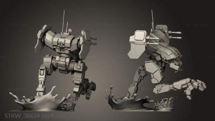 MechWarrior Online Locust Statue