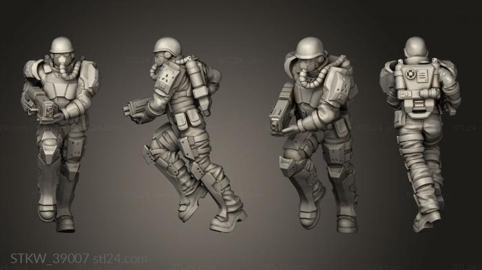 Villains Volk Diesel Troopers Trooper Running