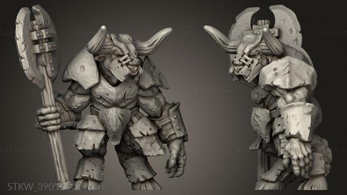 Minotaurs Bullgors Duncan Shadow Minotaur Sculpts