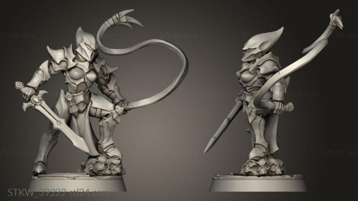 Military figurines (Modular Ashen Inquisitor, STKW_39222) 3D models for cnc