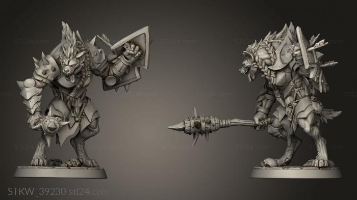 Modular Bone Gnasher Gnoll lady