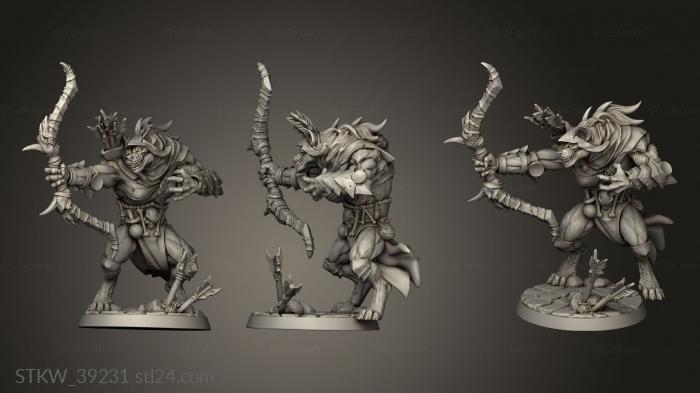 Modular Bone Gnasher Gnoll lady