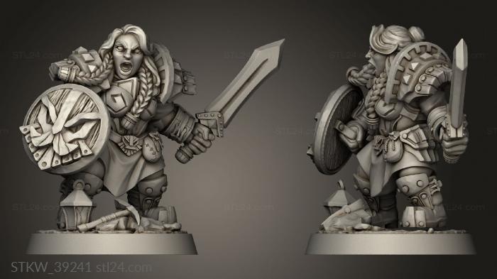 Modular Dwarven Defender Dwarf Female