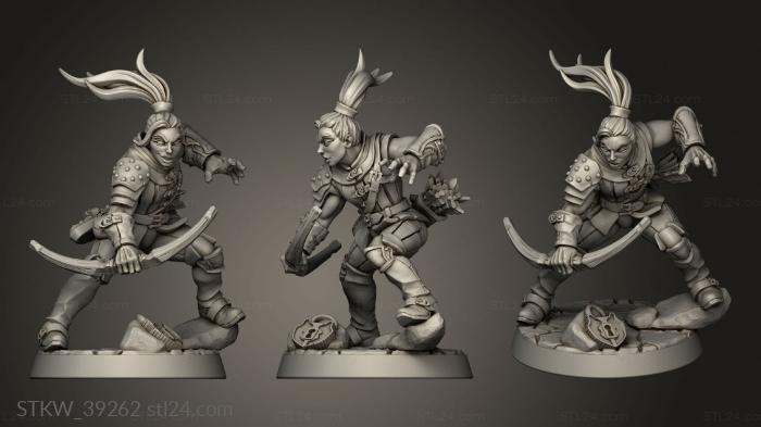 Military figurines (Modular Guild Adept Thief, STKW_39262) 3D models for cnc