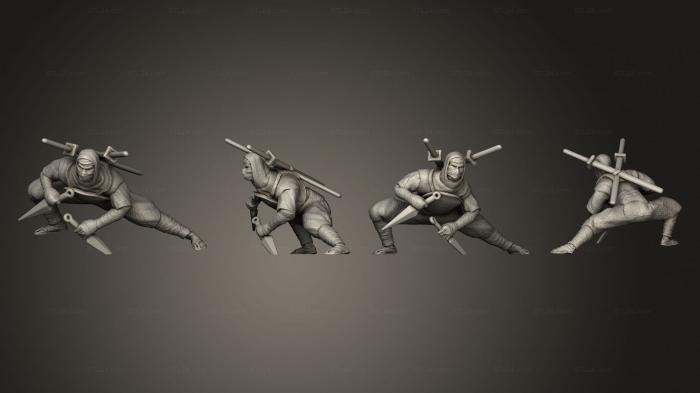 Military figurines (bushido Hwatcha ammobox 004, STKW_3927) 3D models for cnc