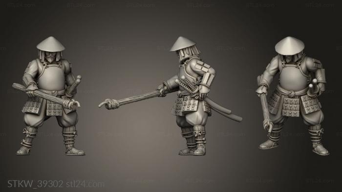 Japanese Cannon Ashigaru Crew