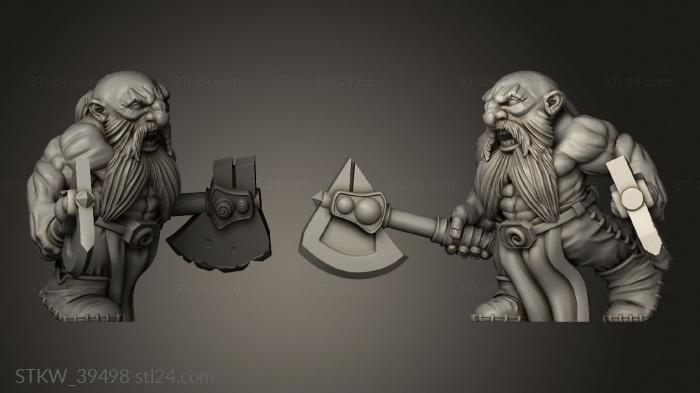 More Dwarf Berserkers Dual Weapons